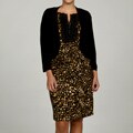 Jessica Howard Women's Plus Size Black 3/4-Sleeve Sweater