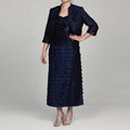 Jessica Howard Women's Plus 2-Piece Embellished Dress