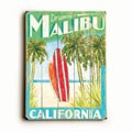 Artehouse Surfboards Wood Sign
