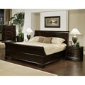 Abbyson Living Kingston 4-piece Espresso Sleigh Queen-size Bedroom Set