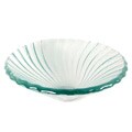 Fontaine Clear Swirl Glass Vessel Sink