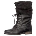 Diba Women's 'Moe Teef' Leather and Suede Boots FINAL SALE