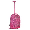 Rockland Pink Bandana Rolling Laptop Backpack