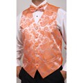 Ferrecci Men's Orange Four-piece Vest Set