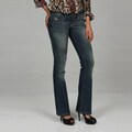 Jessica Simpson Junior's Flakko Embroidered Flap Bootcut Jeans