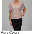 Jessica Simpson Junior's Debutante Chunky V-neck Sweater