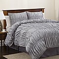 Lush Decor Silver Venetian 4-piece Full-size Comforter Set