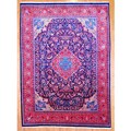 Compelling information on Persian HandKnotted carpet Persian Hand-knotted Navy/ Red Mahal Wool Rug (10' x 13'7)