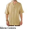 Men's Striped Cotton Weave Shirt (Nepal)