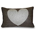 Heart Applique Stitched Pillow