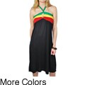 Women's Rasta Bodice Keyhole Halter Dress (Nepal)
