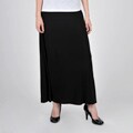 Annalee & Hope Women's Black Maxi Jersey Skirt