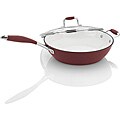 Michele B by Fagor Red Enameled Cast Iron 4.5-quart Chicken Fryer