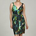 Marc New York Women's Gathered Shoulder Dress