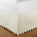 Ivory King-size Milano 15-inch Drop Quilted Bedskirt