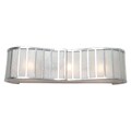 Breakers 3-light Recycled Wave Glass Bath Fixture