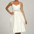 Eliza J Women's Ivory Bead-embellished Dress