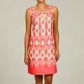 Eliza J Women's Pink Bead-embellished Dress