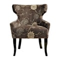 Abbyson Living Bayview Espresso Fabric Lounge Chair