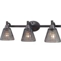 Brixton 3-light Bronze Vanity Light