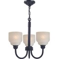 Carlton Collection Bronze 3-light Chandelier