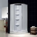 DreamLine Sparkle Frosted Glass Enclosure 32x32-inch Base and Backwall Kit