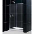 DreamLine Infinity 48x72 Glass Shower Door and 36x48 Center Drain Base