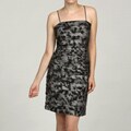 Connected Apparel Women's Black/ Silver Dress