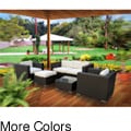 Malibu Collection 5-piece Wicker Outdoor Sectional Set