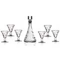 RCR Crystal Laurus Collection 7-piece Liquor Set