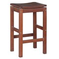 Eucalyptus Patio Pub Height Super Bar Stool