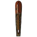 Sese Wood 'Fanti Girl' Africa Mask (Ghana)