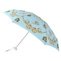 Leighton 41-inch Blue Floral Compact Umbrella