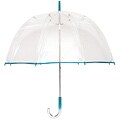 Tina T Bubble Clear/Teal Bubble Umbrella