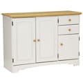 New Visions by Lane Kitchen Essentials White/Maple Buffet