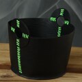 Claudia Medium Black/Green Basket (Peru)