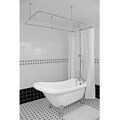 Spa Collection 73-inch Single-slipper Clawfoot Tub and Shower Pack