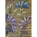 Eastern Colors Khaki Green Hand-tufted Wool Rug (8' x 10')