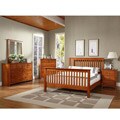 Shaker Alder Wood 4-piece King-size Bedroom Set