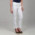 Calvin Klein Women's White Faux Pocket Pants