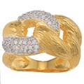 Silver and Gold Rope Ring (India)