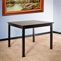 Black Birch Wood Square Dining Table