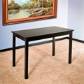 Black Birch Wood Rectangular Dining Table