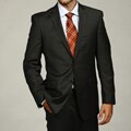 Calvin Klein Men's Charcoal Wool Suit