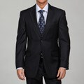 Tommy Hilfiger Men's Navy Stripe 2-button Wool Suit