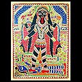 Kumar Jha 'Angry Goddess Kali' Madhubani Painting (India)