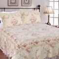 Rose Romance Full/ Queen-size Quilt Set