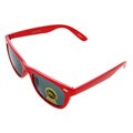 Unisex Red Fashion Sunglasses