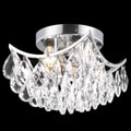 Crystal 4-light Chrome Chandelier
