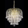 Crystal 4-light Gold Chandelier
